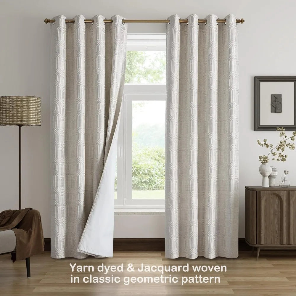 Geometric Thermal Blackout Curtains