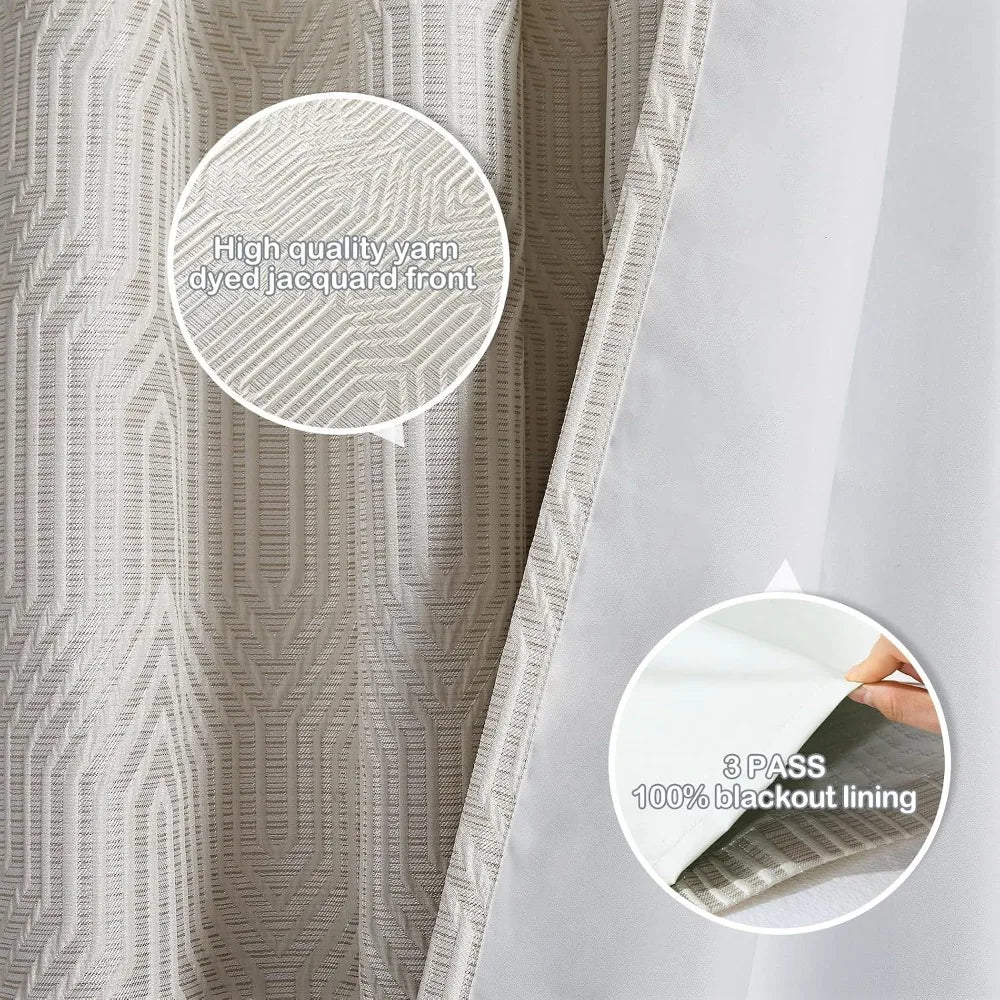 Geometric Thermal Blackout Curtains