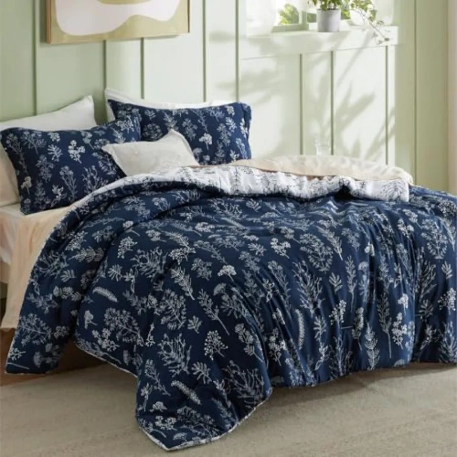 Floral Reversible Comforter Set