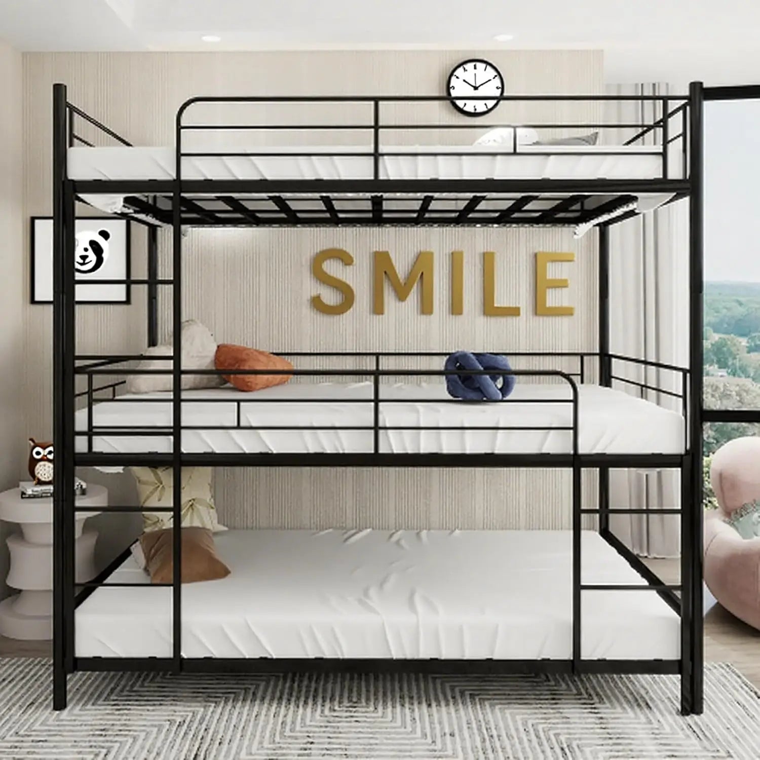 Twin Bunk Bed Over Full Size Bed