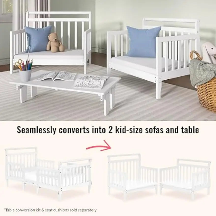 3-in-1 Convertible Toddler Bed