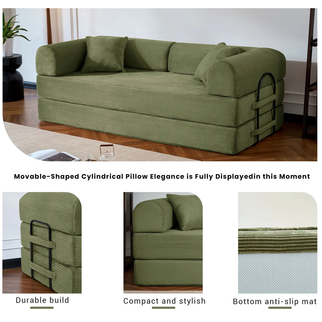 79’’ Folding Convertible Sofa Bed