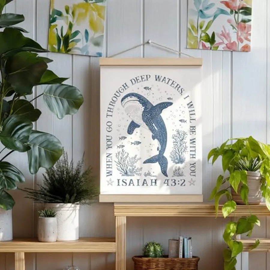 Whale Shark Christian Wall Decor