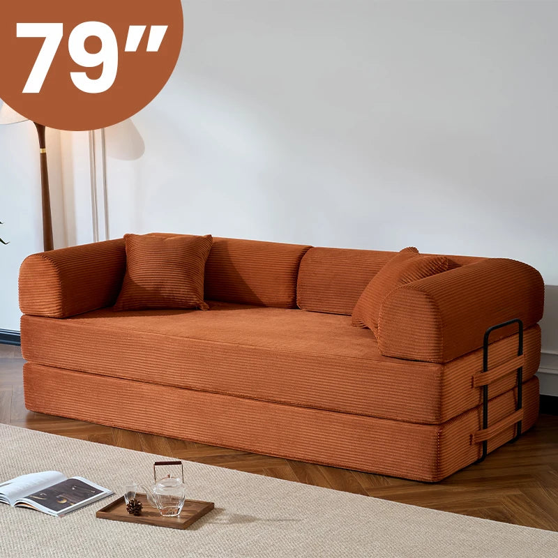 79’’ Folding Convertible Sofa Bed