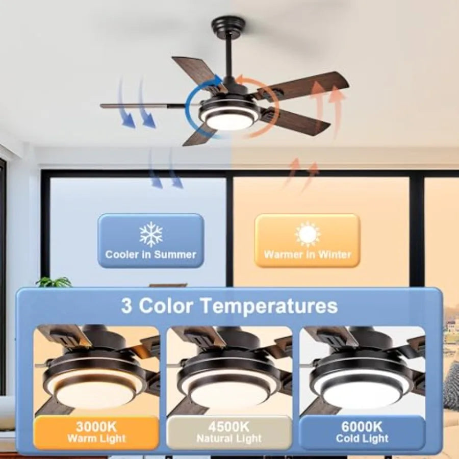 42-Inch Ceiling Fan with Light