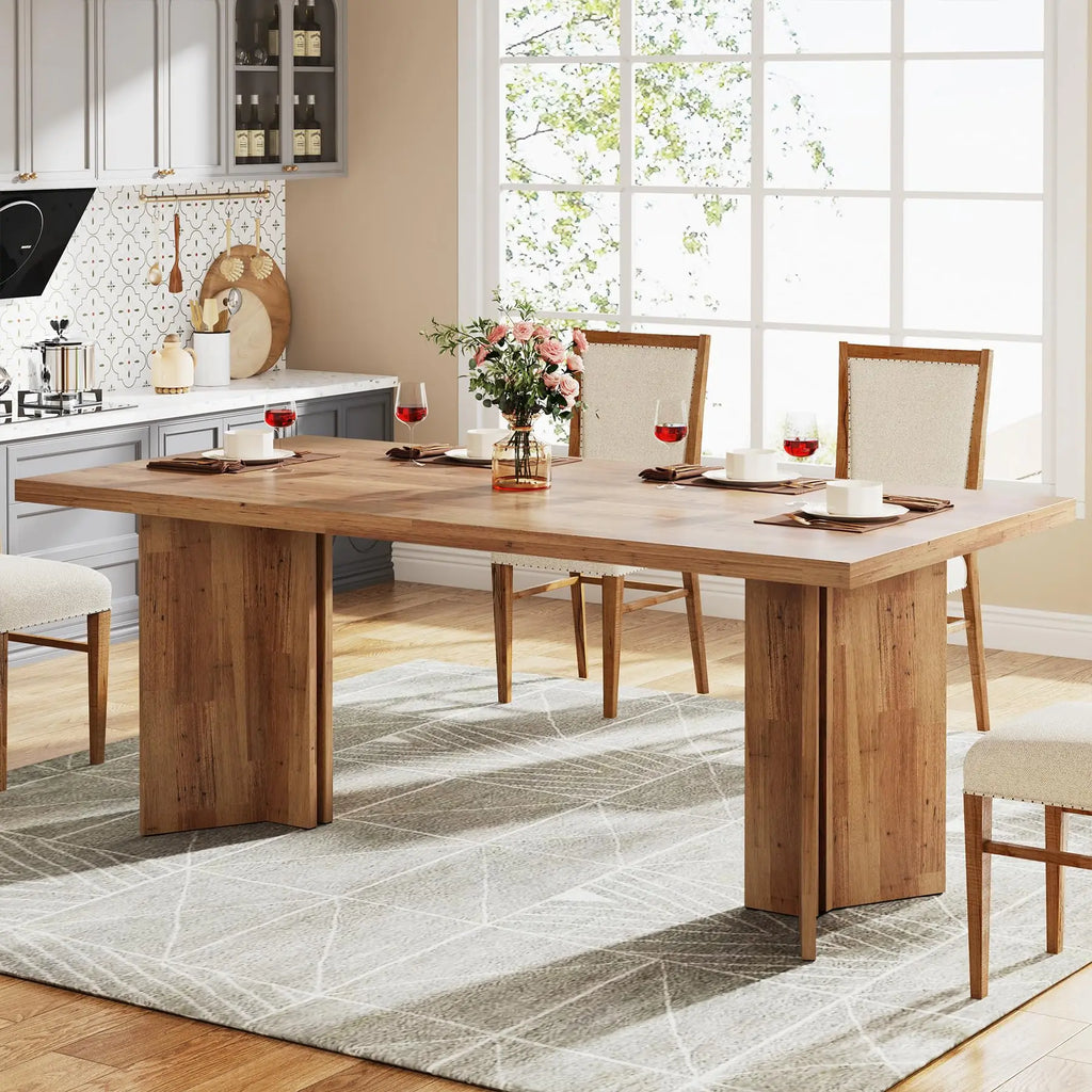 Farmhouse Rectangular Dining Table