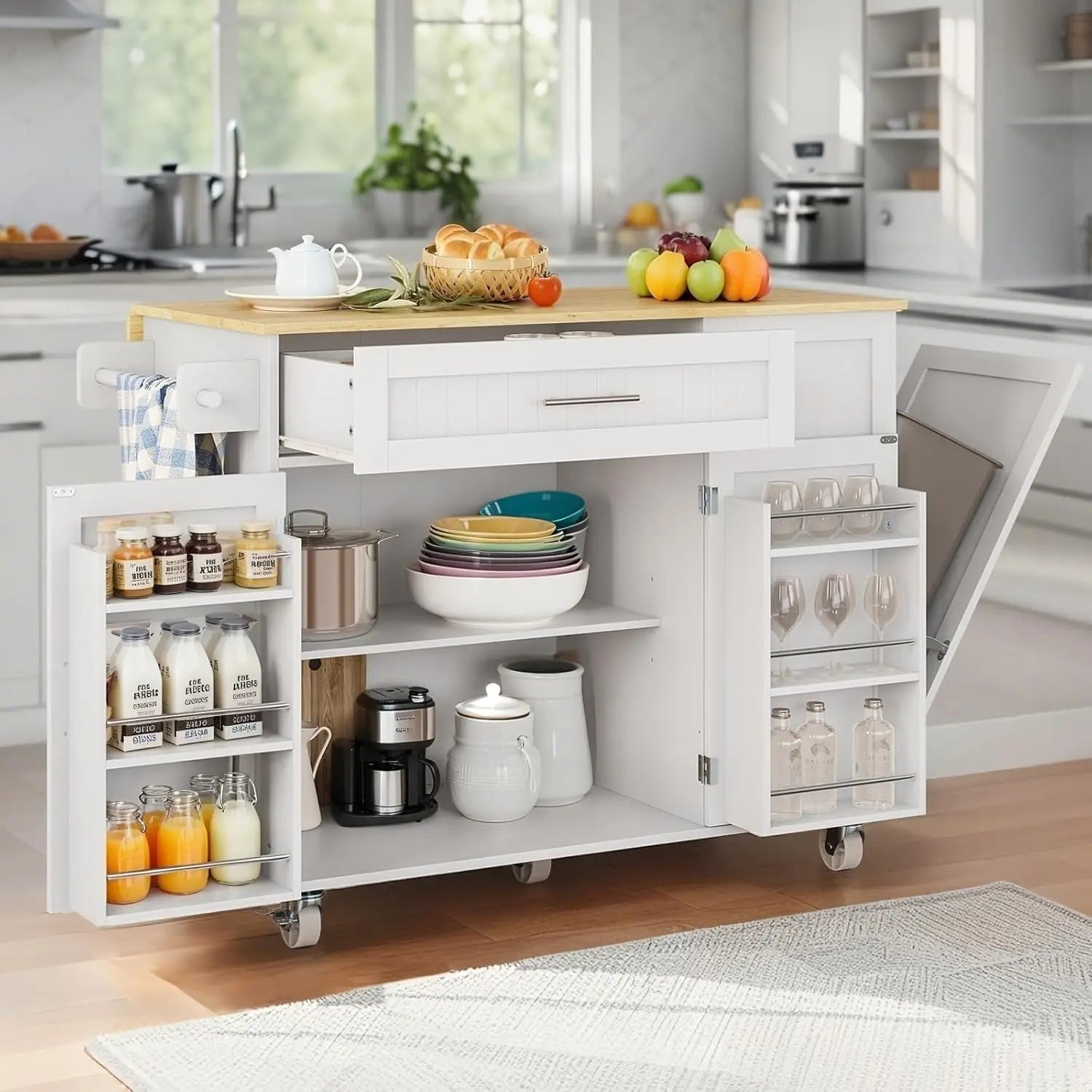Kitchen Island with Storage