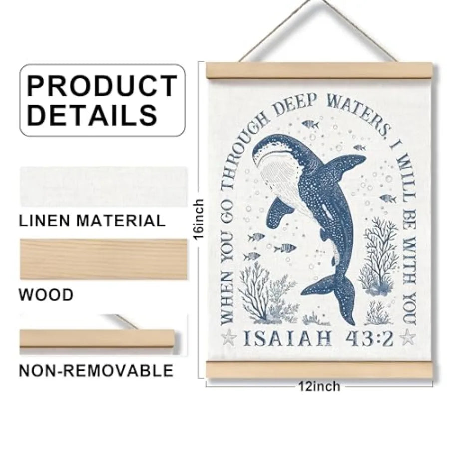 Whale Shark Christian Wall Decor