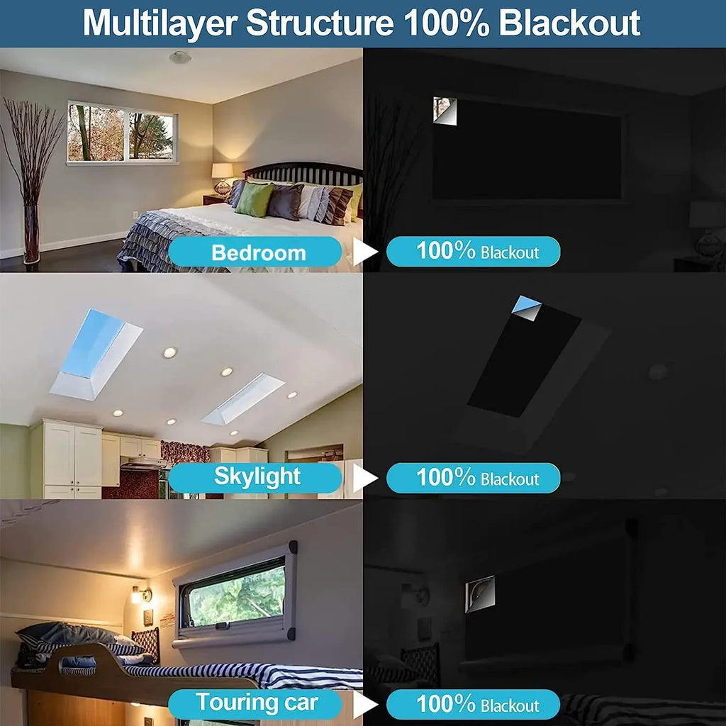 100% Blackout Window Cover