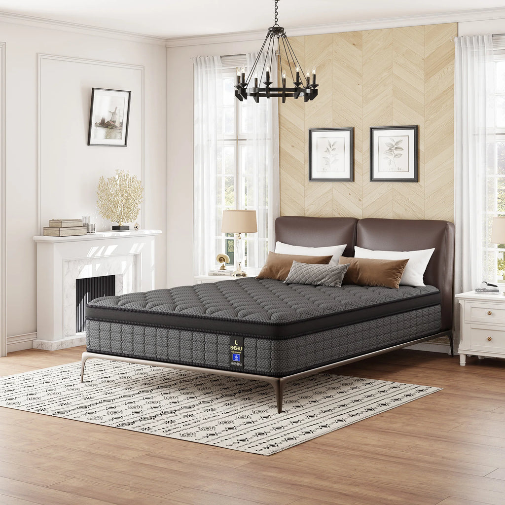 Gel Memory Foam Hybrid Pocket Spring Mattress, 12" and 14"