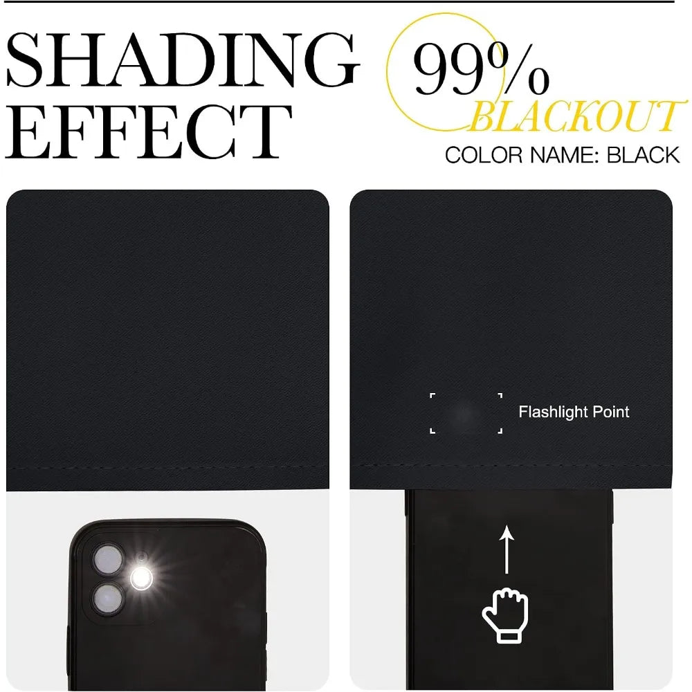 Thermal Insulated Blackout Curtains (2 Panels)