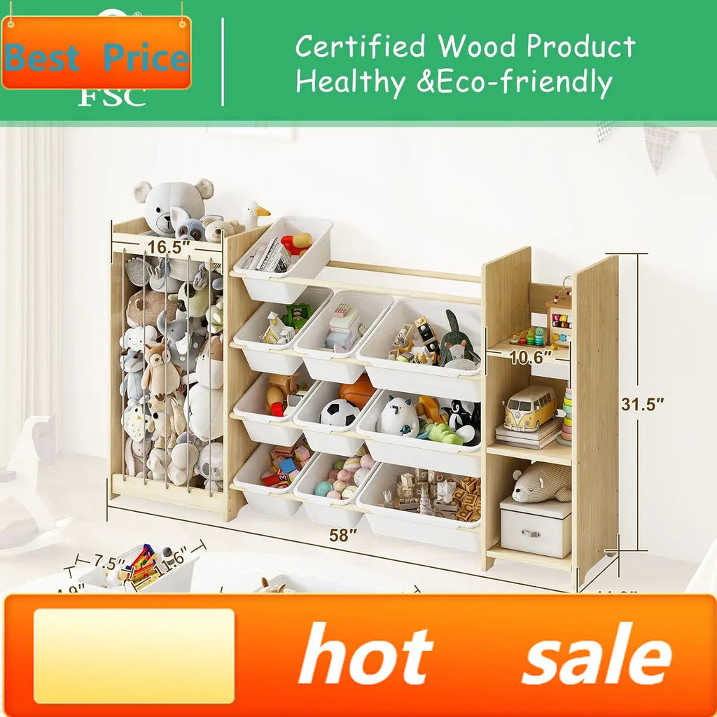 3-in-1 Toy Storage Organizer