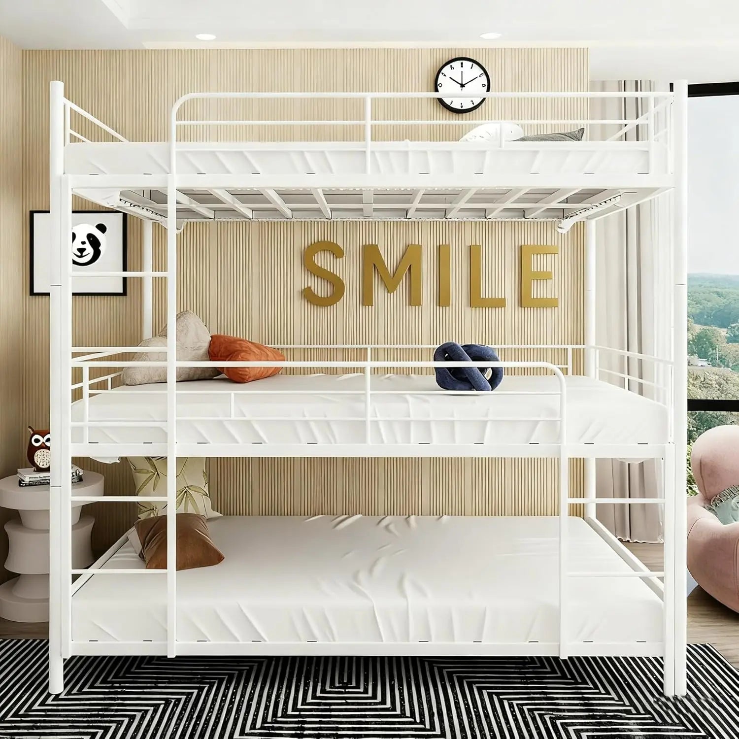 Twin Bunk Bed Over Full Size Bed
