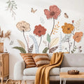 Boho Flower Wall Stickers
