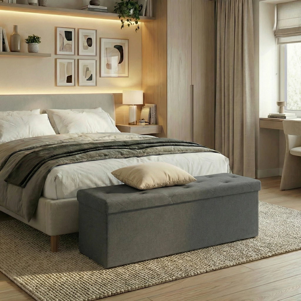 Foldable Ottoman Foot Rest Stool