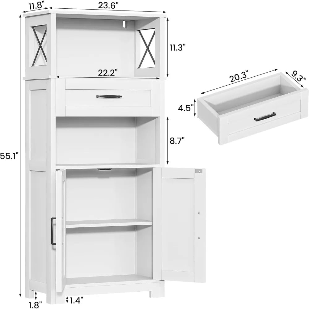 Farmhouse Kitchen Pantry Cabinet