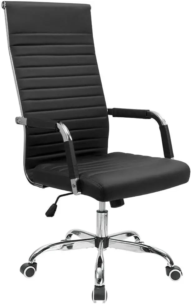 Ribbed High Back Office Chair