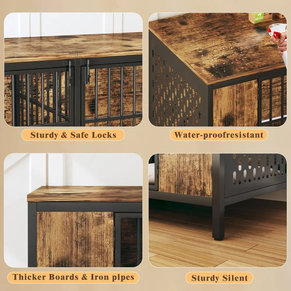 Large Double Dog Kennel Furniture