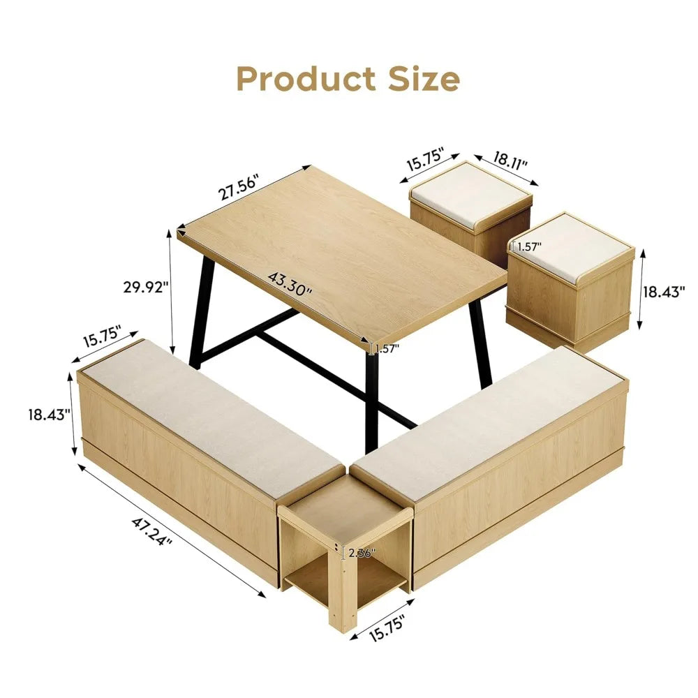 Corner Dining Table Set