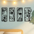Gothic Floral Metal Wall Art