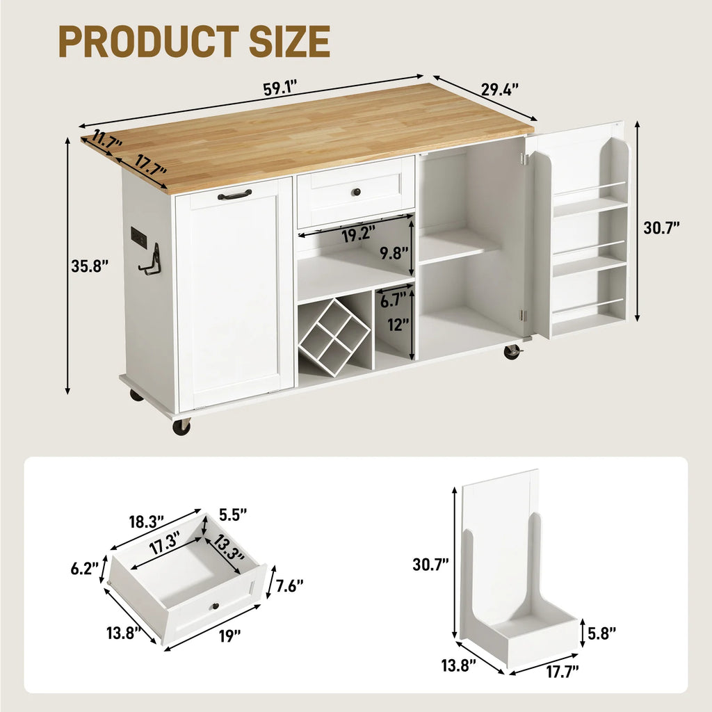 Movable Kitchen Island