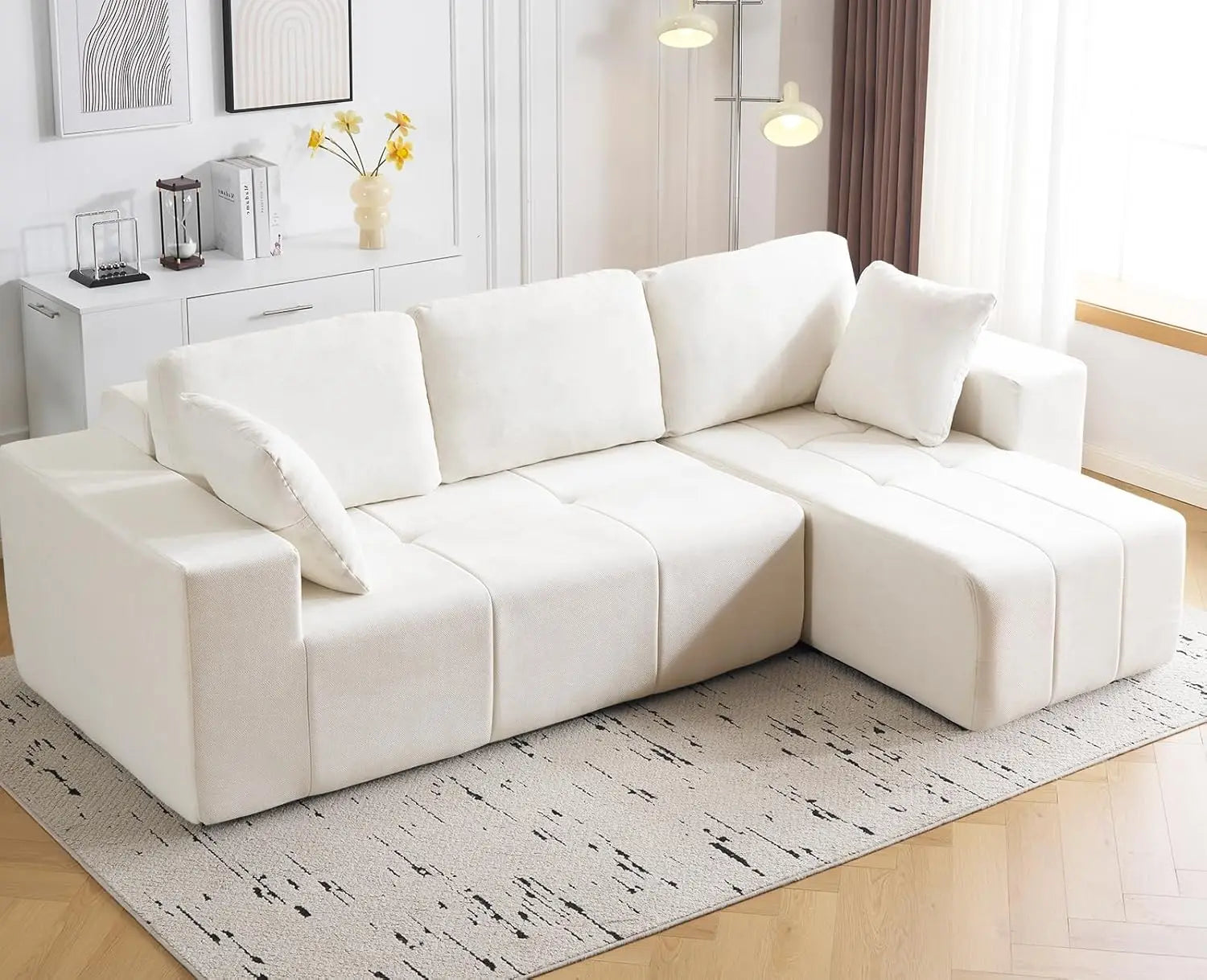 Modular Sectional Couch with Chaise