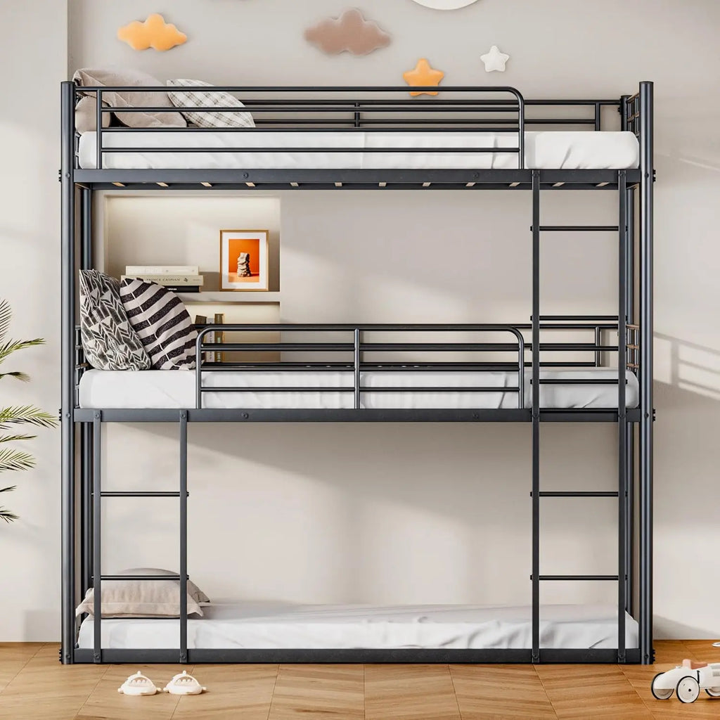 Twin Bunk Bed Over Full Size Bed