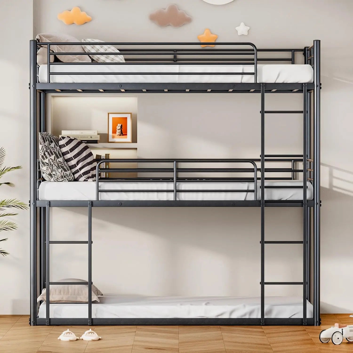 Twin Bunk Bed Over Full Size Bed