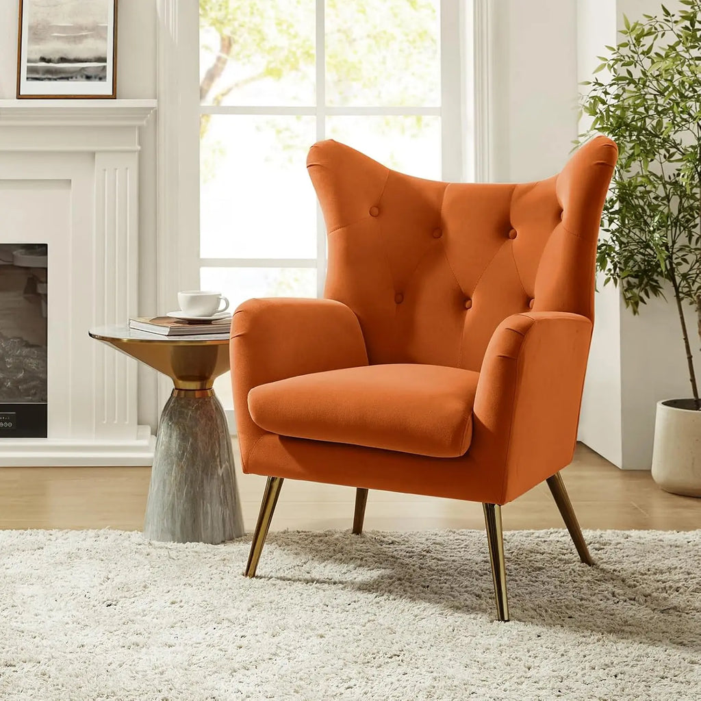 Modern Wingback Arm Chair