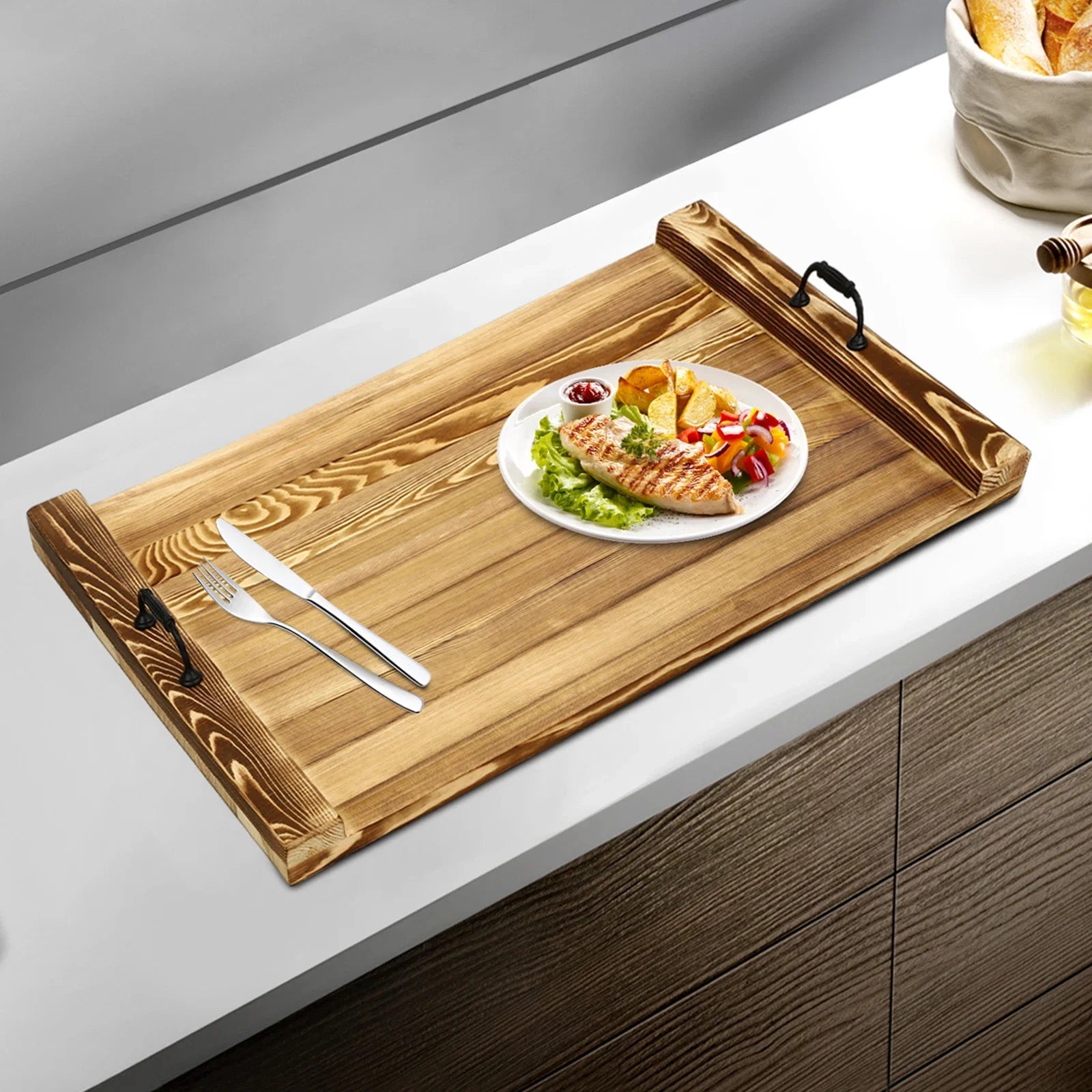 Handmade Wood Stove Top Cover