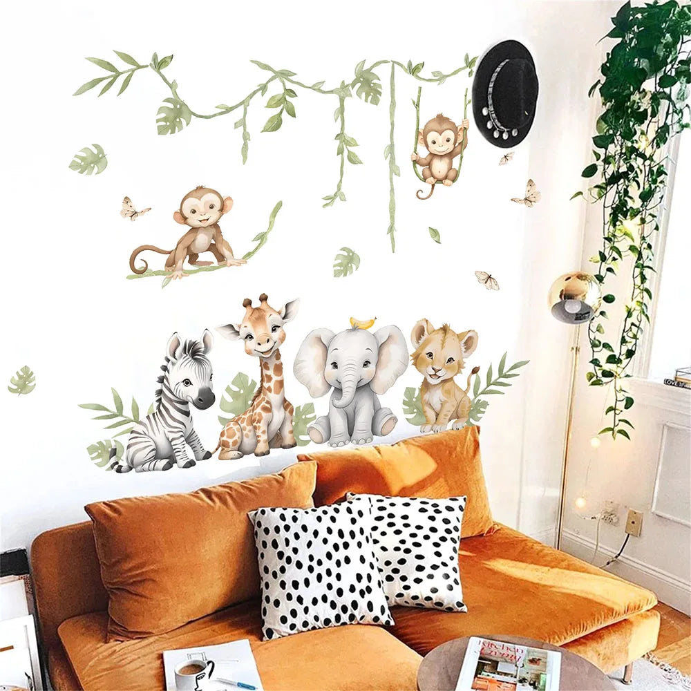 Jungle Forest Animal Wall Sticker