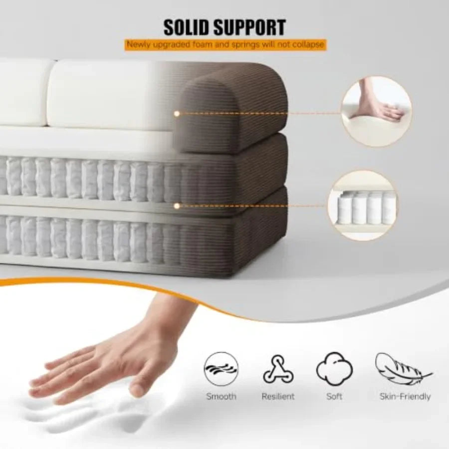 Convertible 4-in-1 Boneless Couch