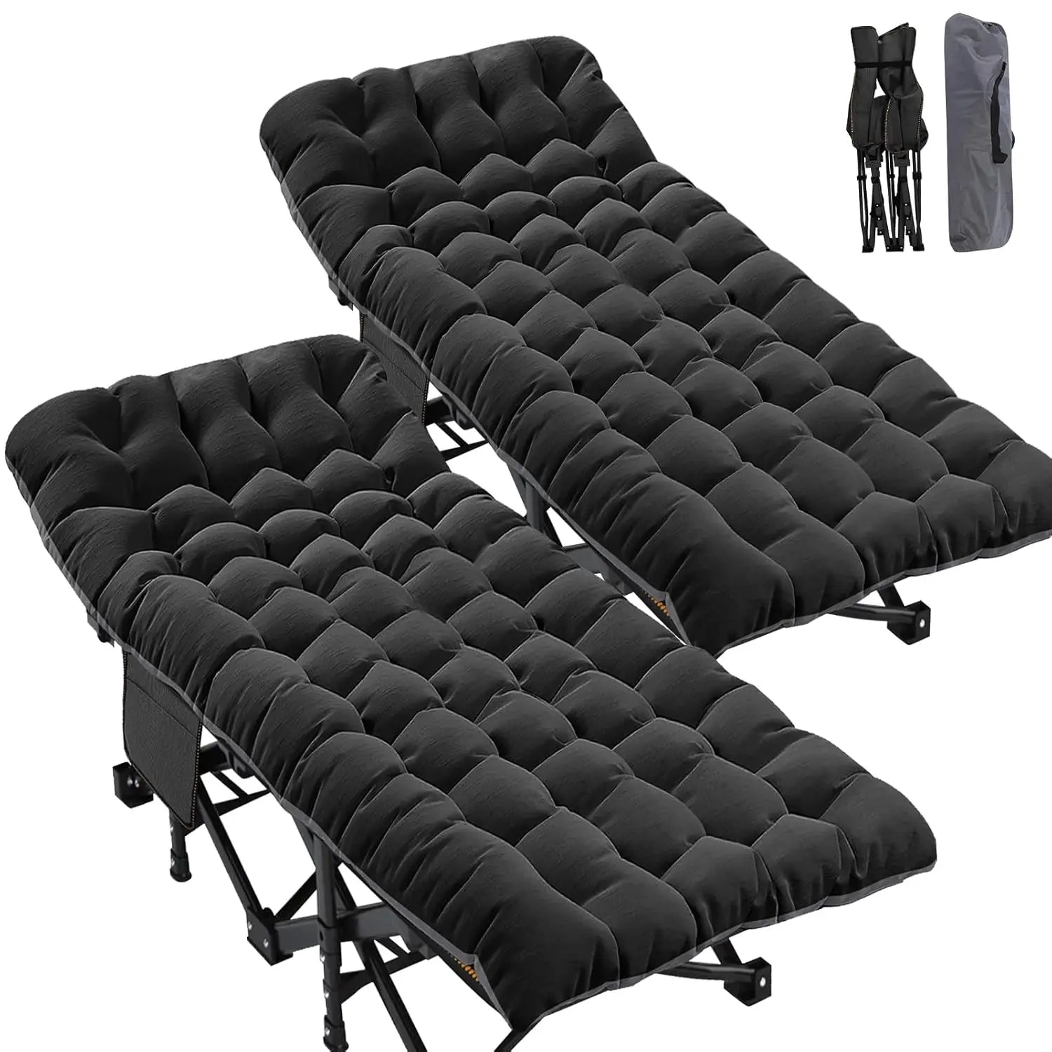 Oversized Folding Bed with Mattress Pad
