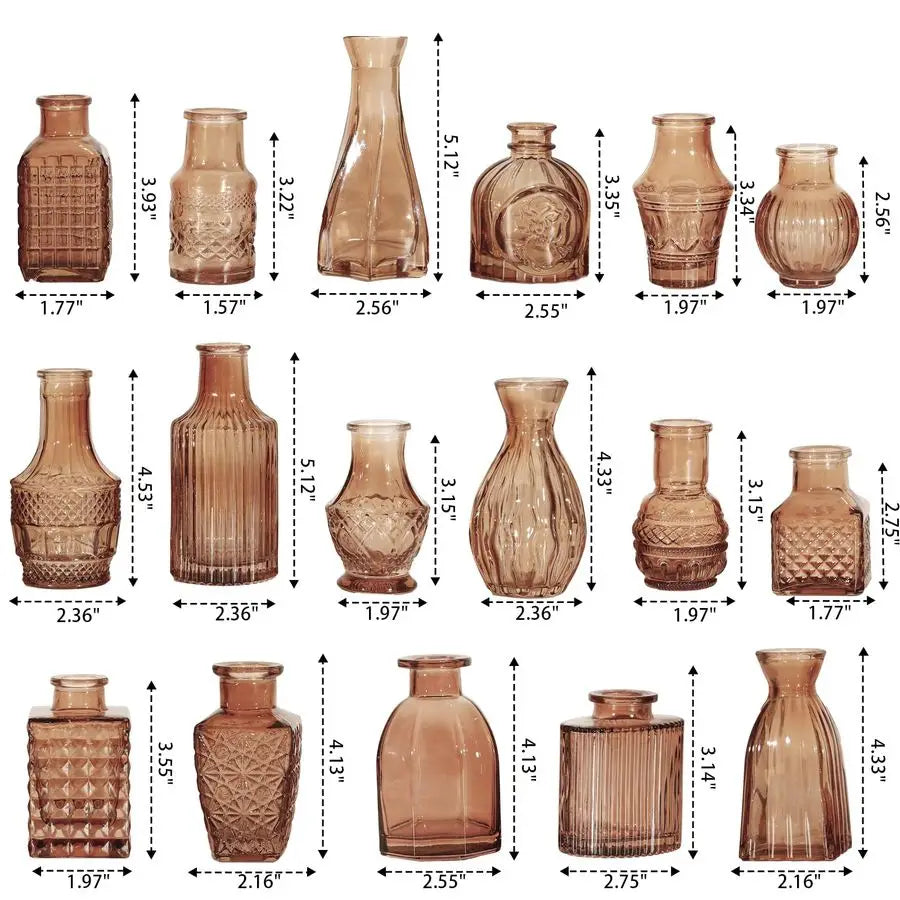 Bud Vase Set of 32 Pcs