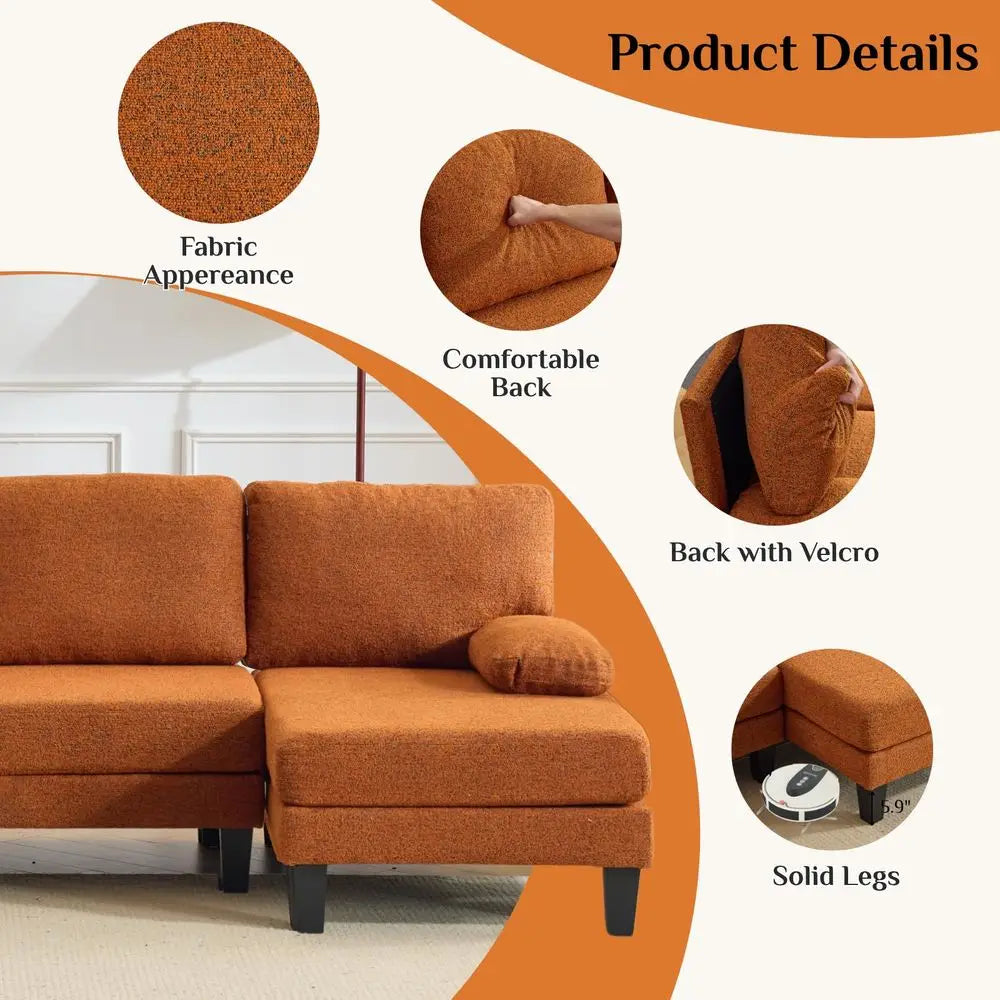 U-Shape Sectional Couche with Double Chaises