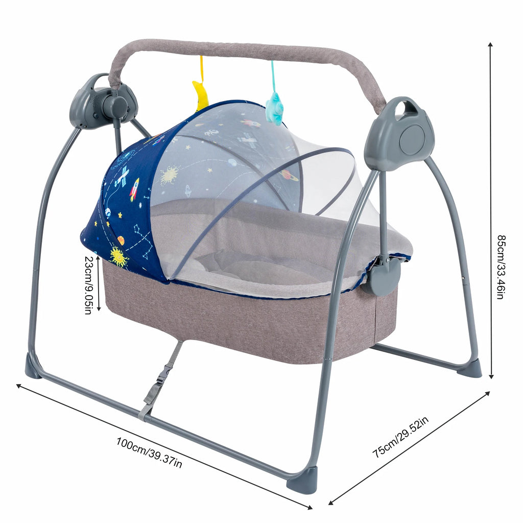 Electric Baby Swing with 5 Speeds