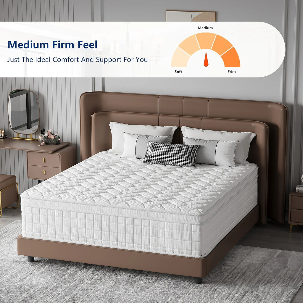Superior Firm Hybrid Mattress In A Box - Twin/Full/Queen/King