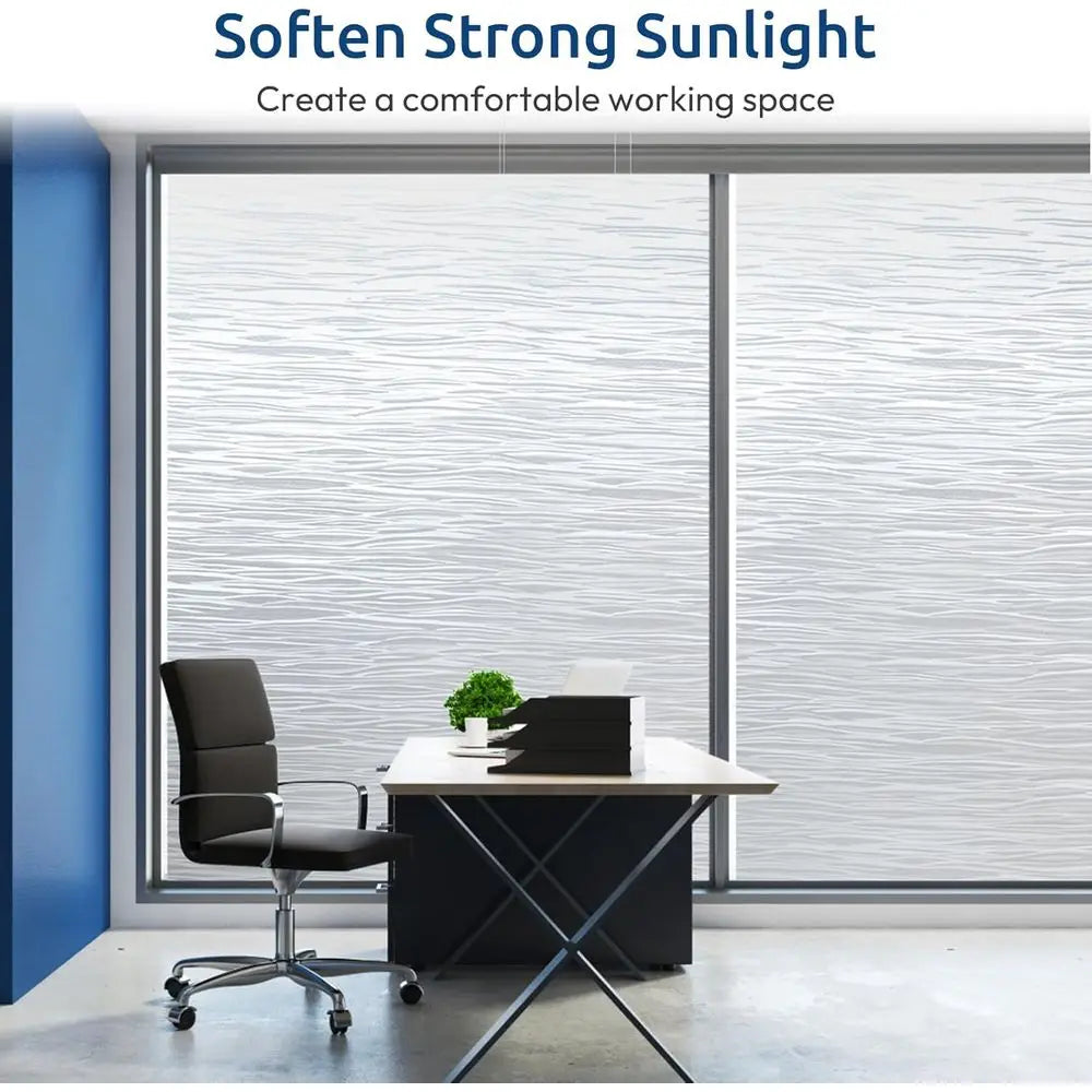 Window Privacy Frosted Glass Film