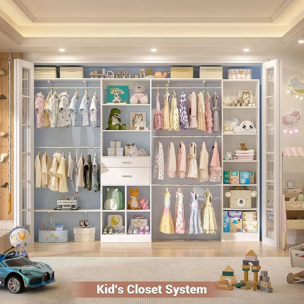 Wooden Closet Organizer System
