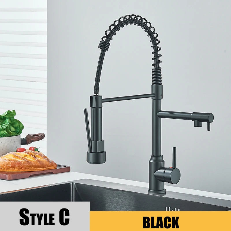 Kitchen Sink Faucet Pull Down Flexible Faucet