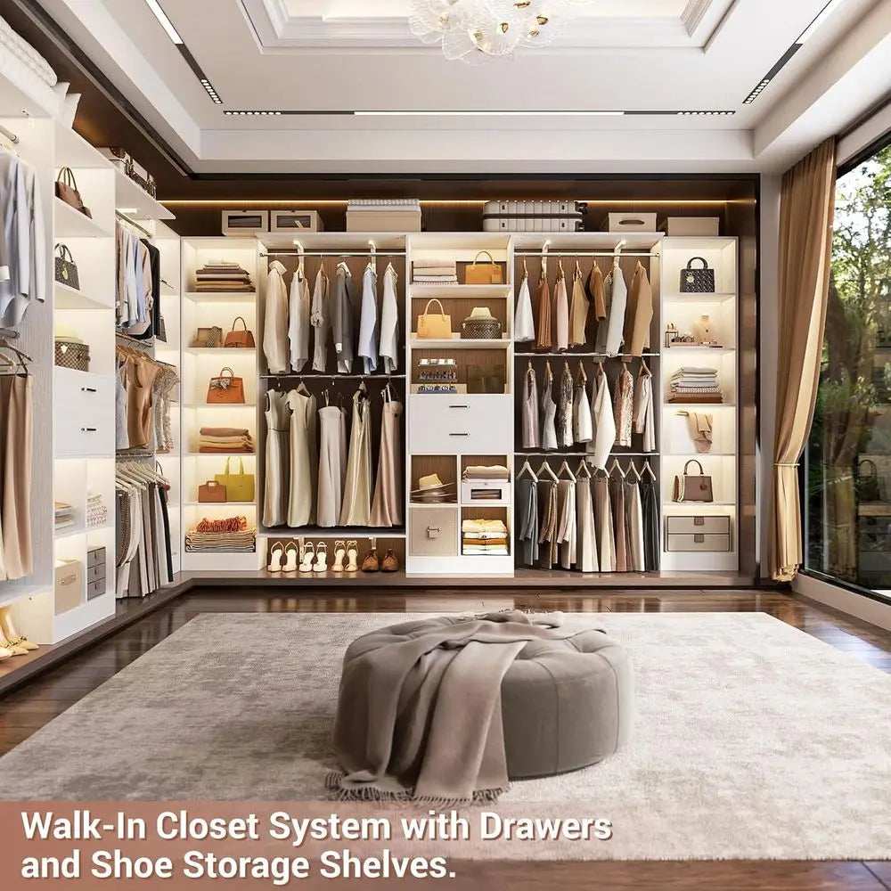 Wooden Closet Organizer System