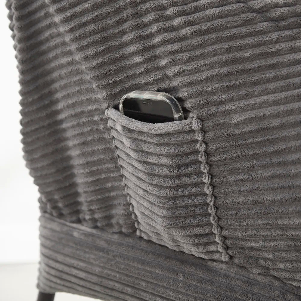 Modern Lazy Chair with Ottoman