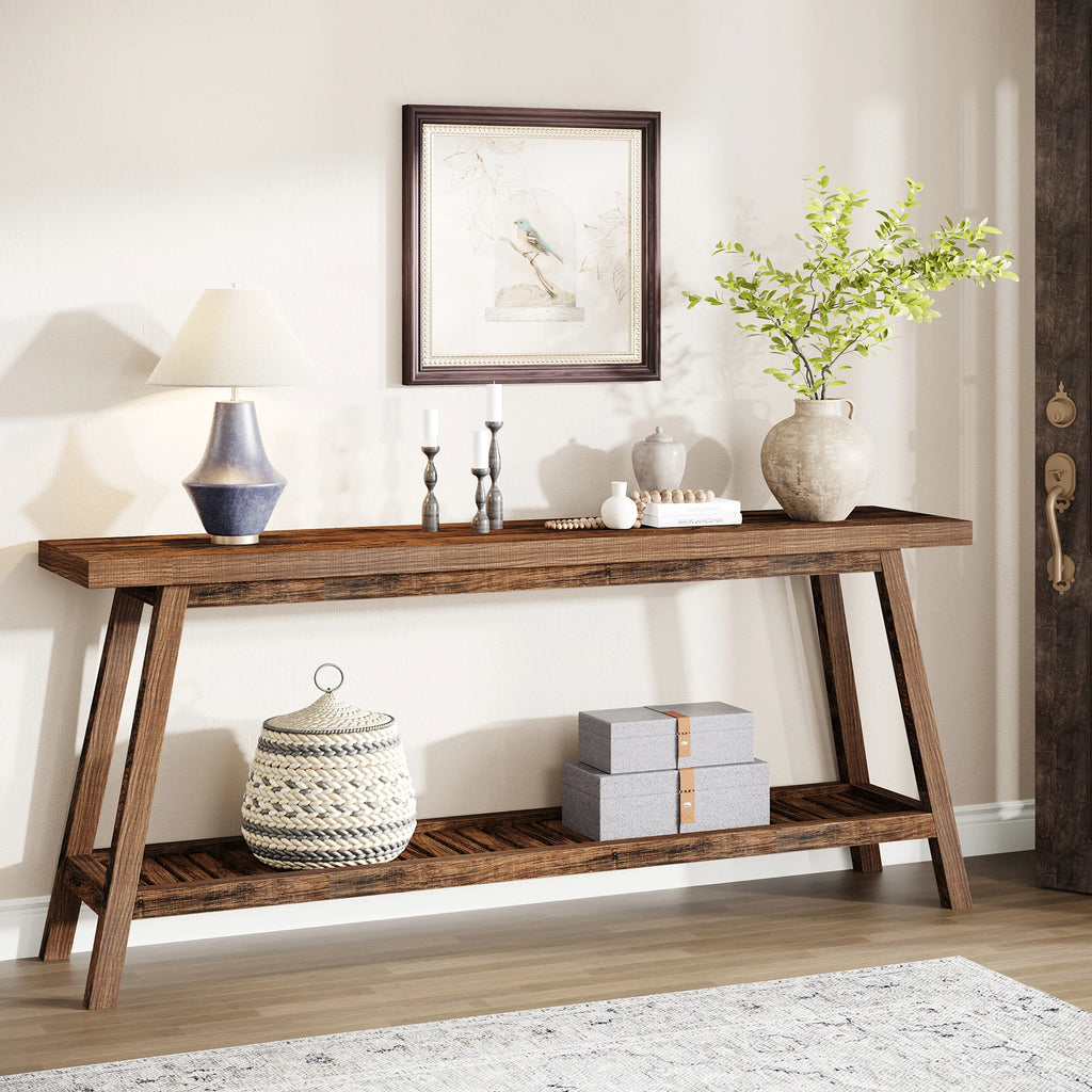 Farmhouse Console Entryway Table