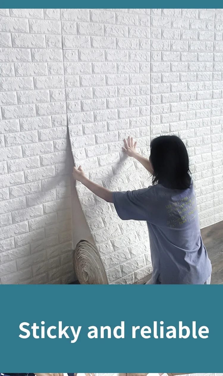 Self-Adhesive Panels Foam Wallpaper
