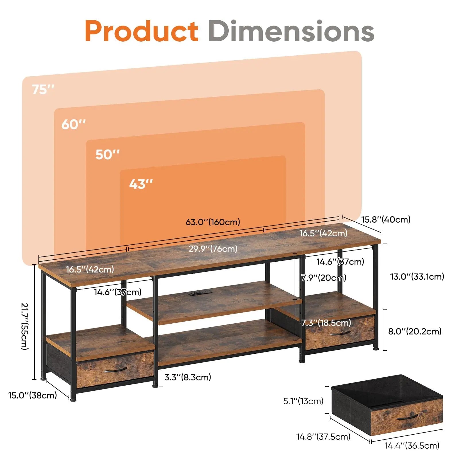 Wooden Entertainment Center