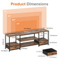 Wooden TV Stand For Up To 70/75 Inch TV