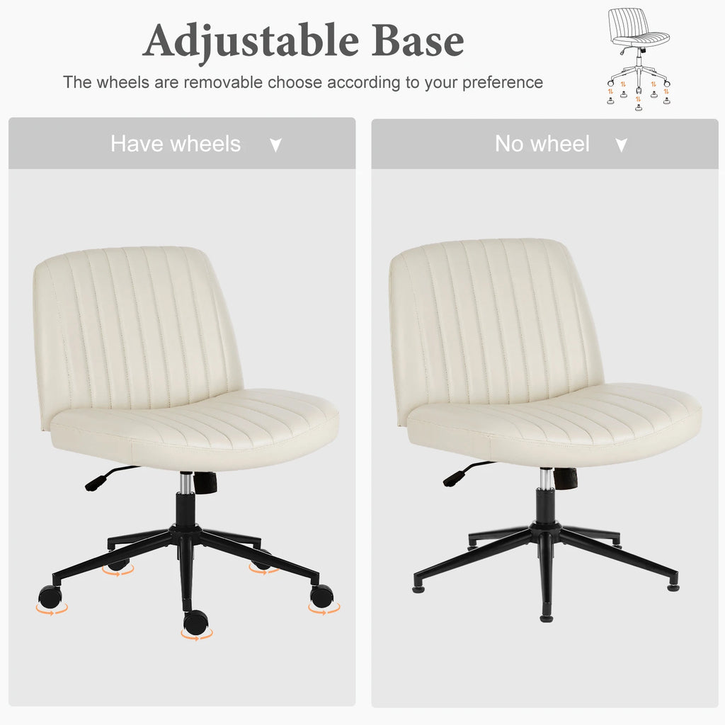 Armless Cross Office Chair