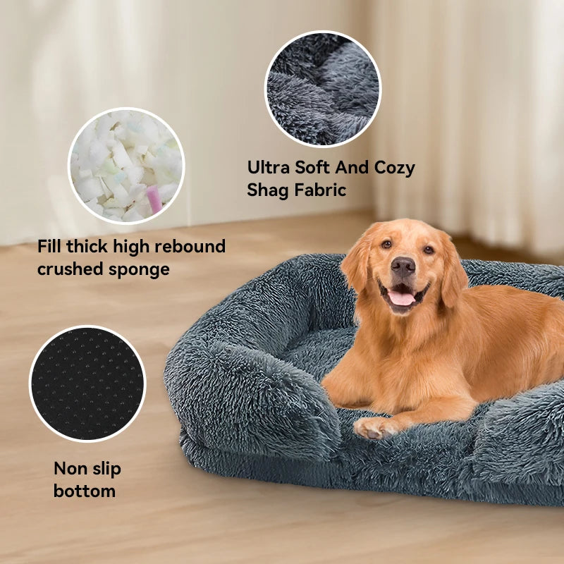 Orthopedic dog bed for large dogs