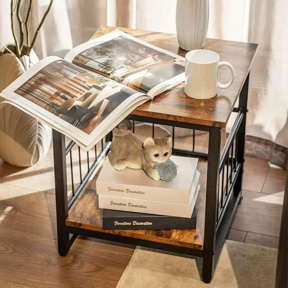 Mid-Century Nightstands Set of 2