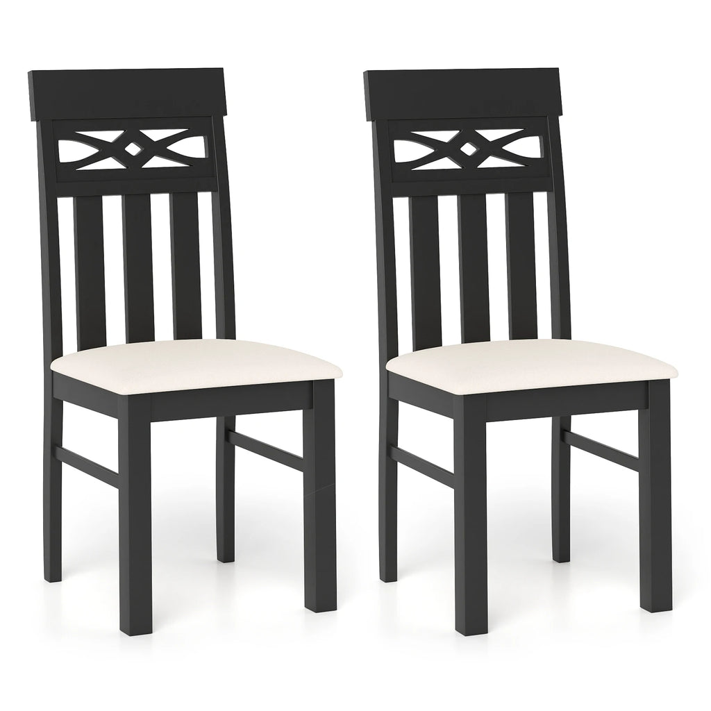 High Back Dining Room Chairs (Set of 2)